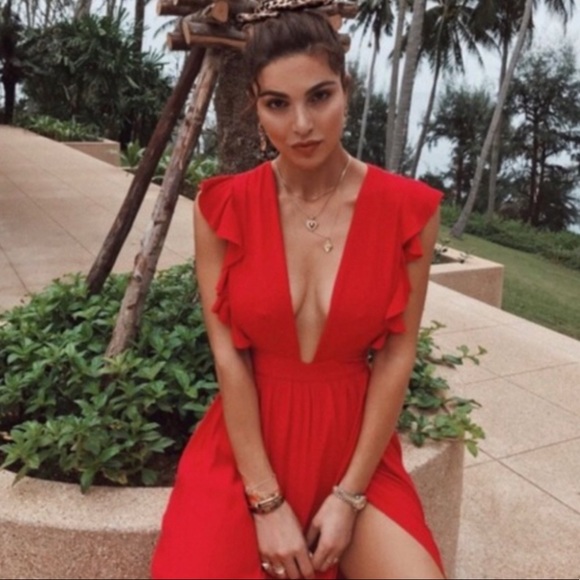 Majorelle mistwood dress red - Picture 5 of 10